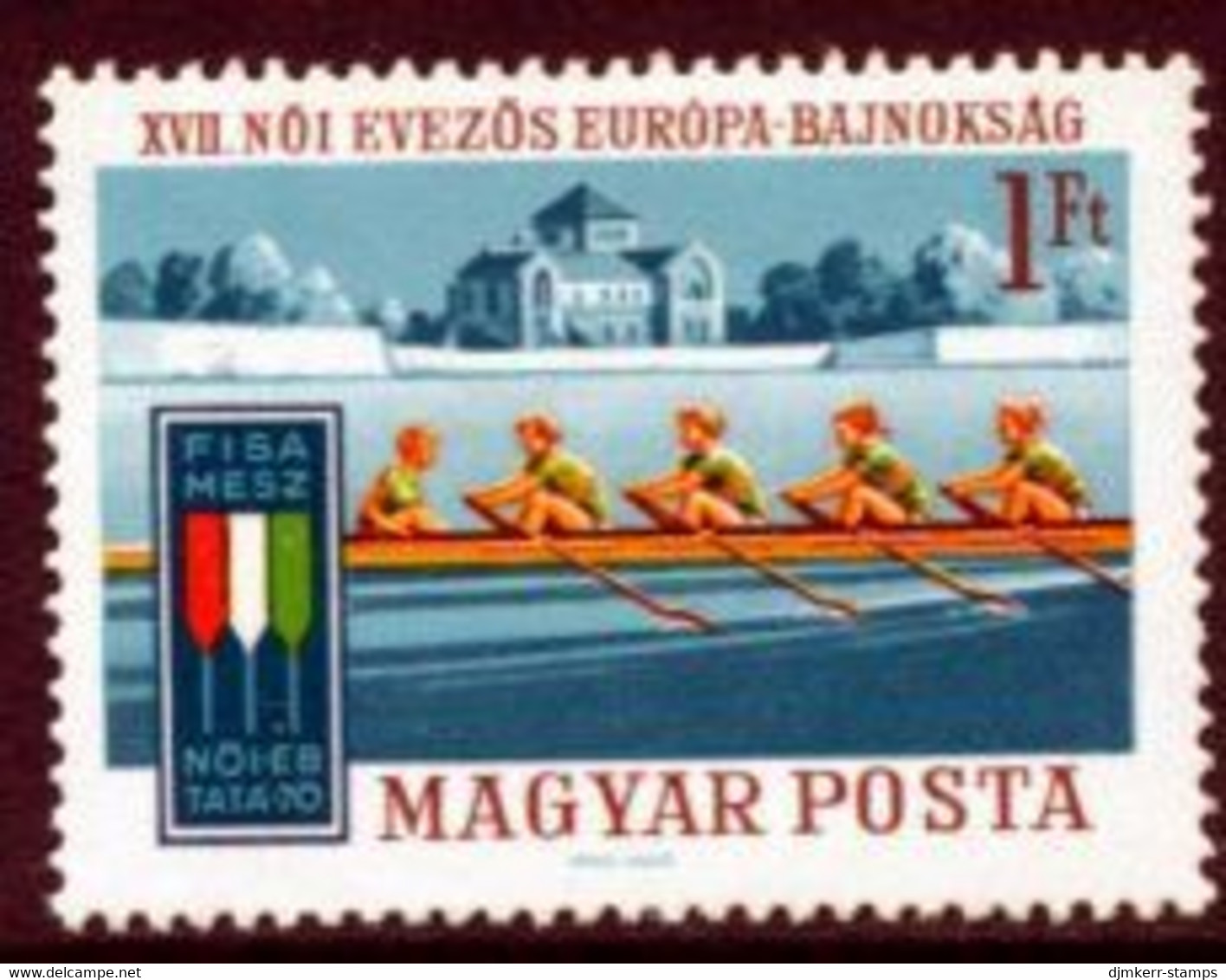 HUNGARY 1970  Women's Rowing Championship MNH / **.  Michel 2601 - Unused Stamps