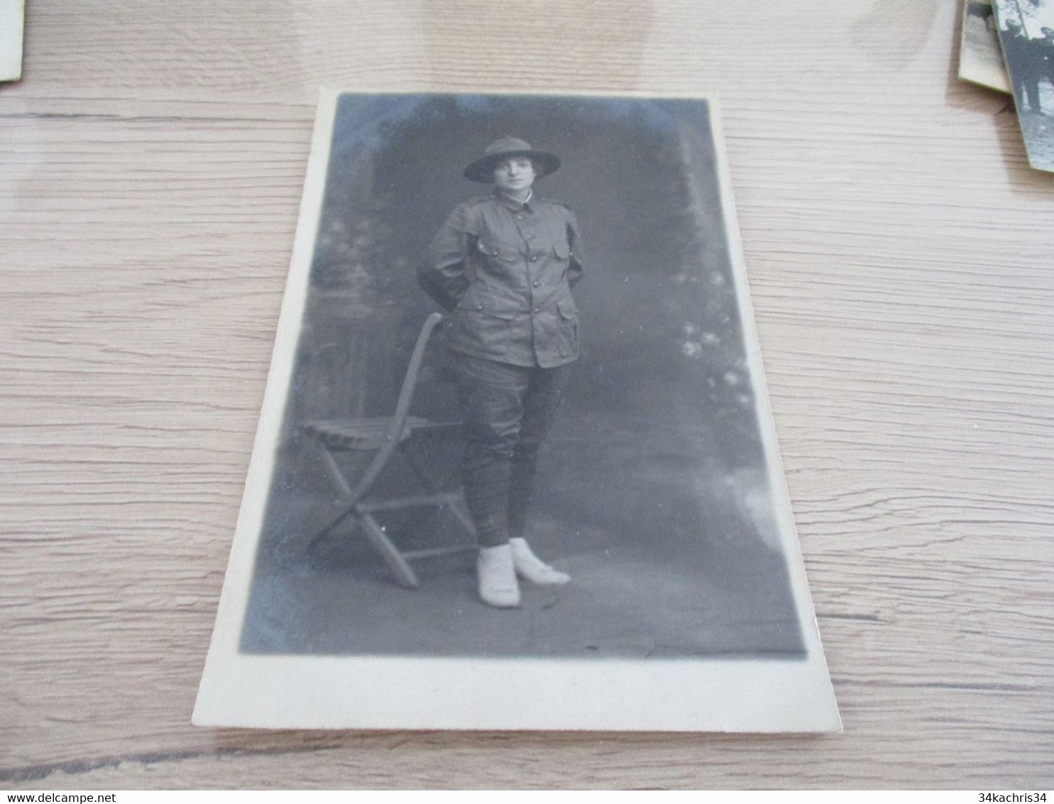 Carte Photo Scoutisme Femme - Scoutisme