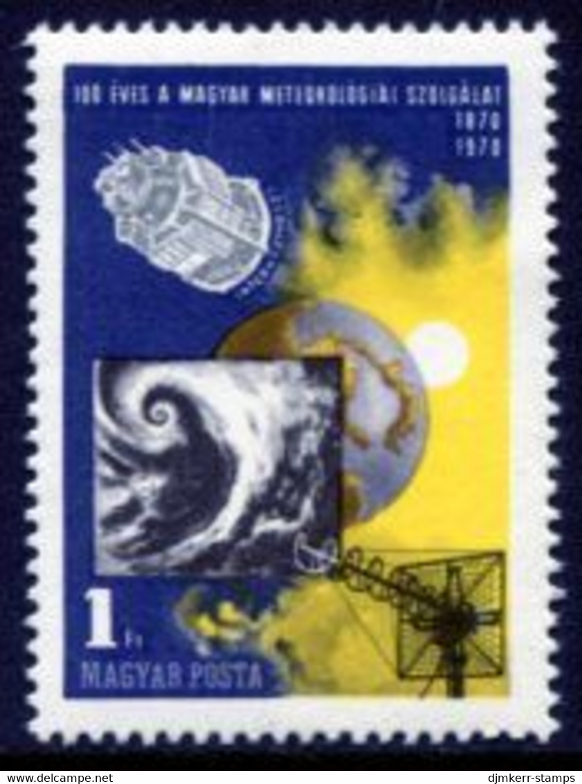 HUNGARY 1970  Centenary Of Meteorological Service MNH / **.  Michel 2580 - Neufs