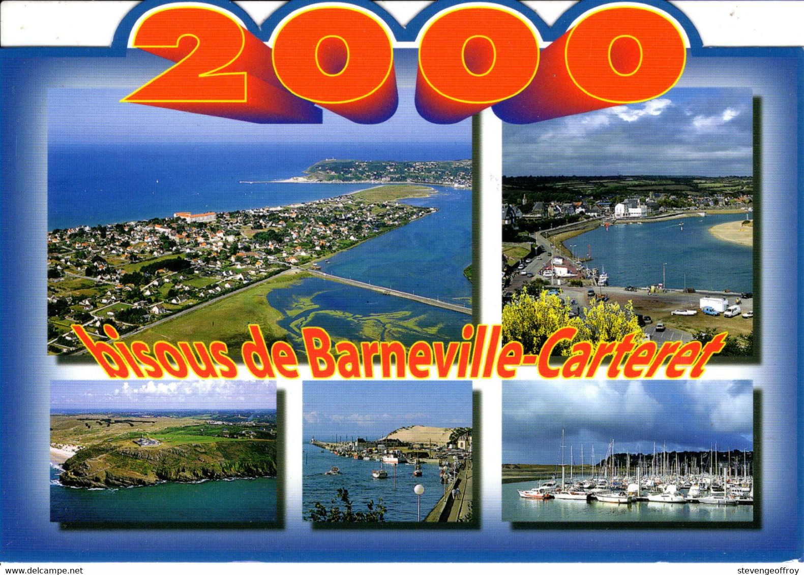 50 Manche Barneville Carteret 2001 Beauclair Gubri Gisors Bisous De 2000 Multi Vue Port Mer Ocean - Beaumont