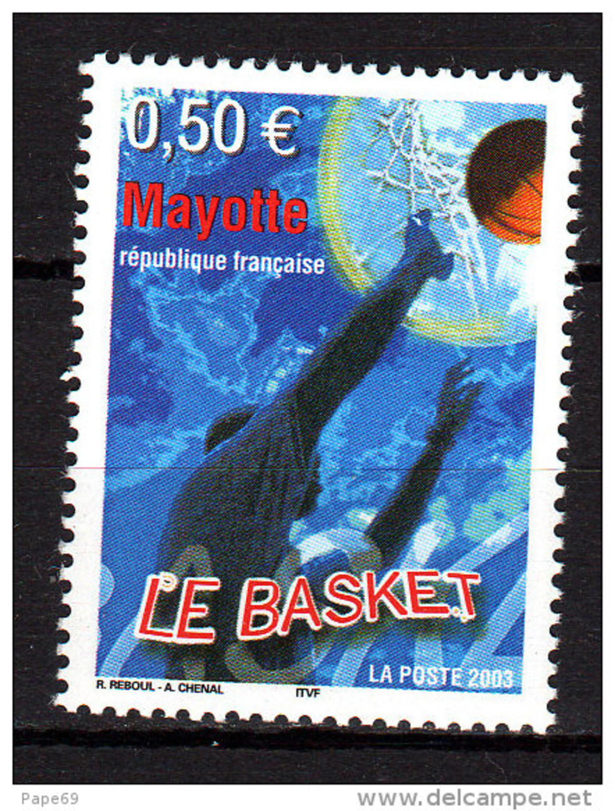 Mayotte N° 148  XX Sport : Basket-ball  Sans Charnière TB - Gebraucht