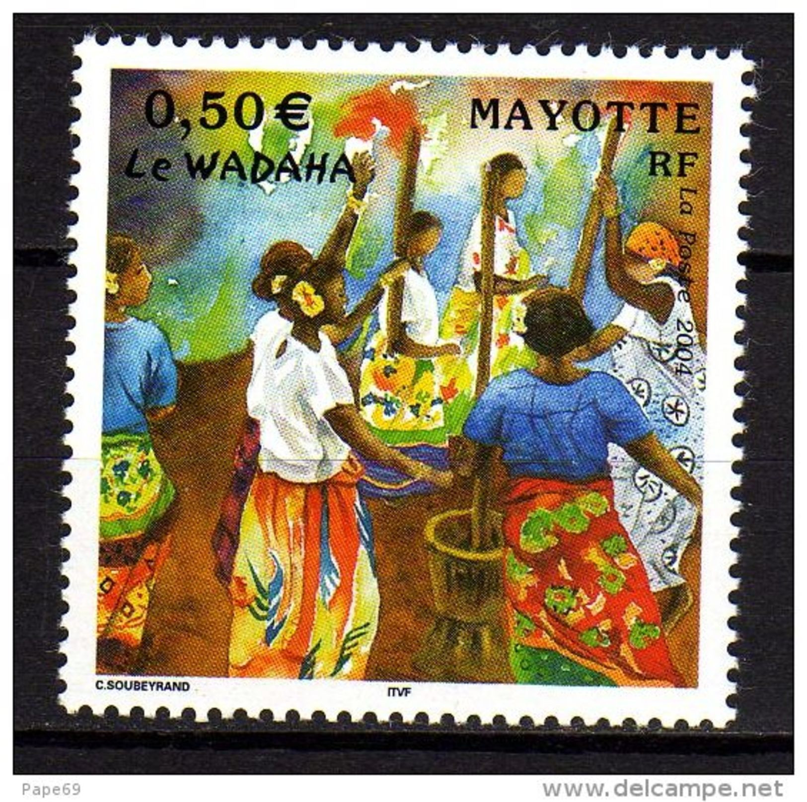 Mayotte N° 149  XX  Danse Typiques : Le Wadaha Sans Charnière TB - Used Stamps