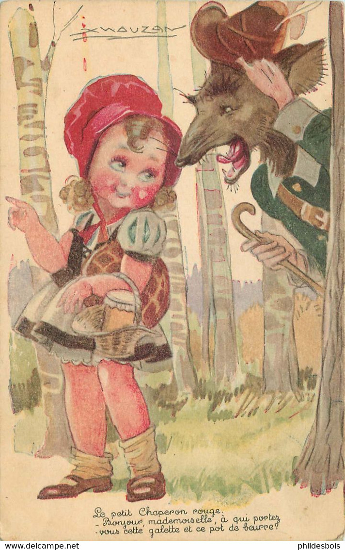 Le PETIT CHAPERON ROUGE  Illustrateur MAUZAN - Mauzan, L.A.