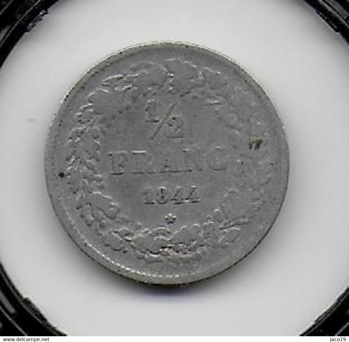 1/2 FRANC Argent Léopold I 1844 - 1/2 Frank