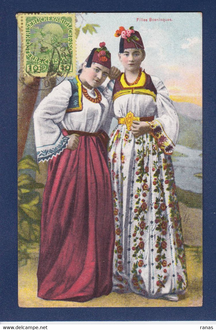 CPA Bosnie-Herzegovine Femme Woman Circulé - Bosnia Erzegovina