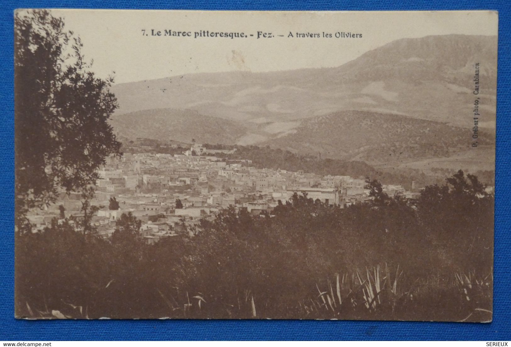 V20 MAROC BELLE CARTE  RARE 1911 CORPS EXPEDITIONNAIRE CASABLANCA POUR BAR LE DUC FRANCE + AFFRANCH. INTERESSANT - Briefe U. Dokumente