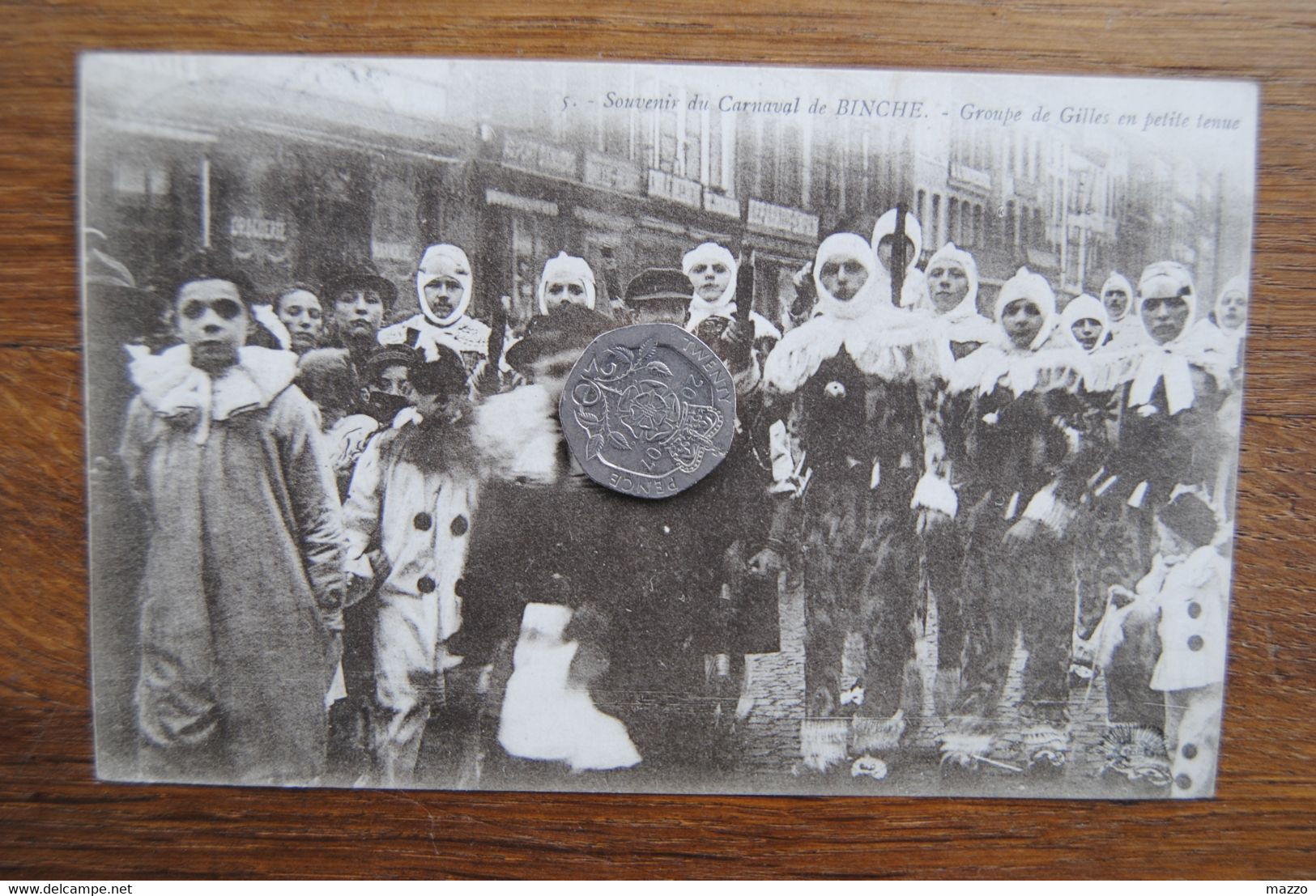 5176/Souvenir Du Carnaval De BINCHE-Groupe De Gilles En Petite Tenue (1922) - Carnaval