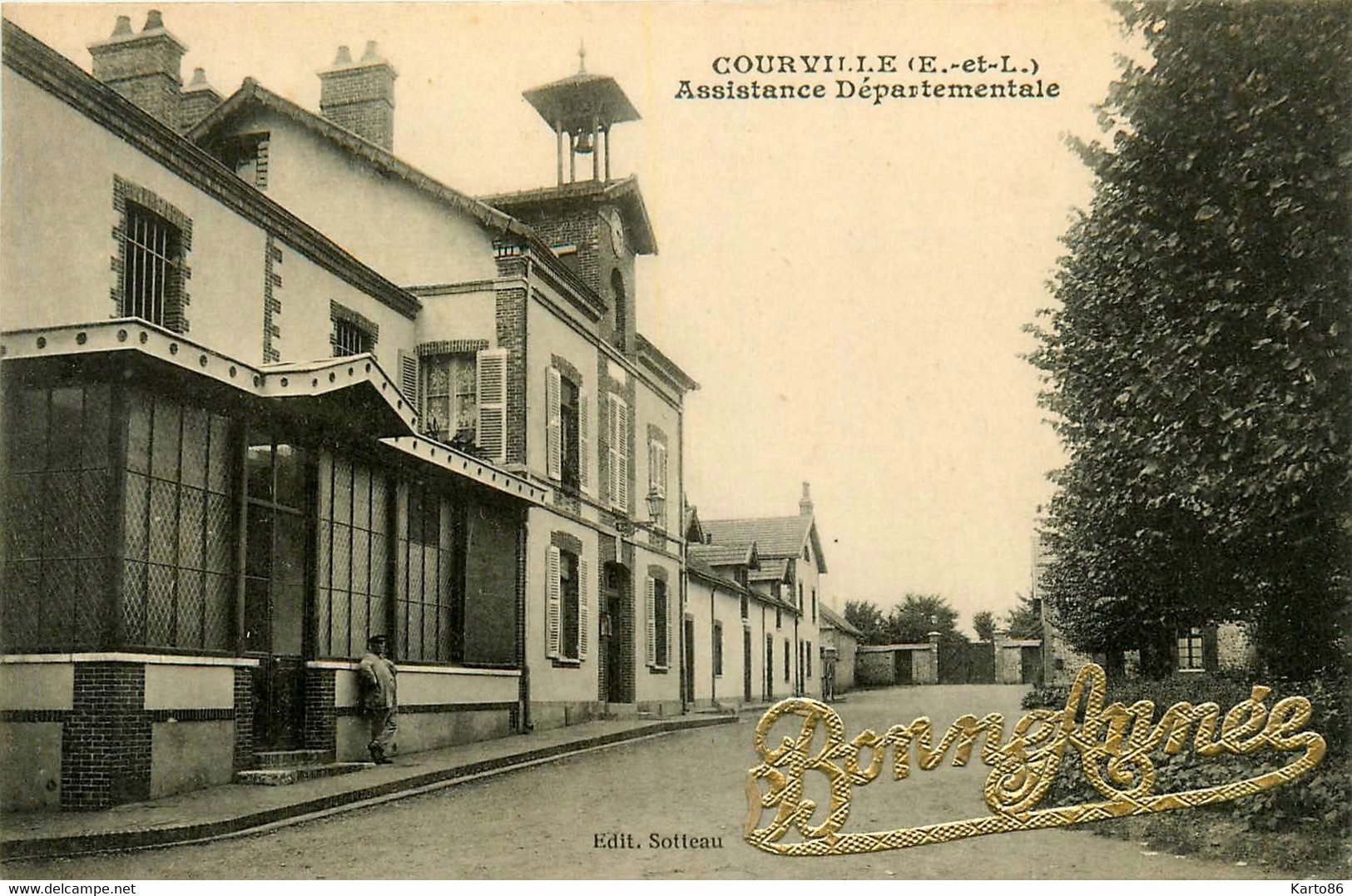 Courville * Rue Et Assistance Départementale - Courville