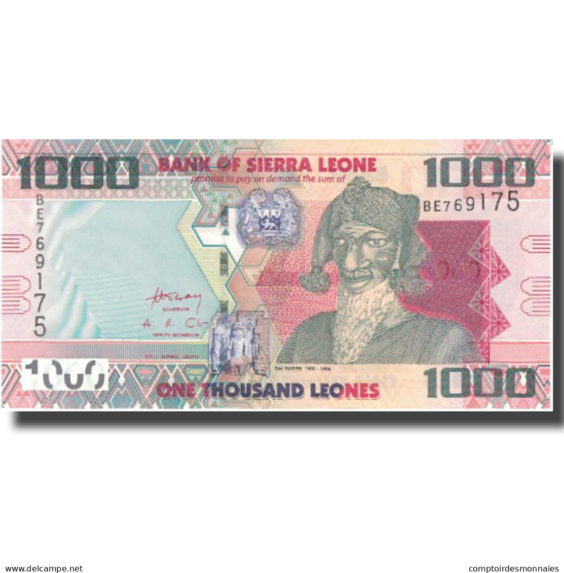 Billet, Sierra Leone, 1000 Leones, 2010, 2010-04-27, KM:30, NEUF - Sierra Leona