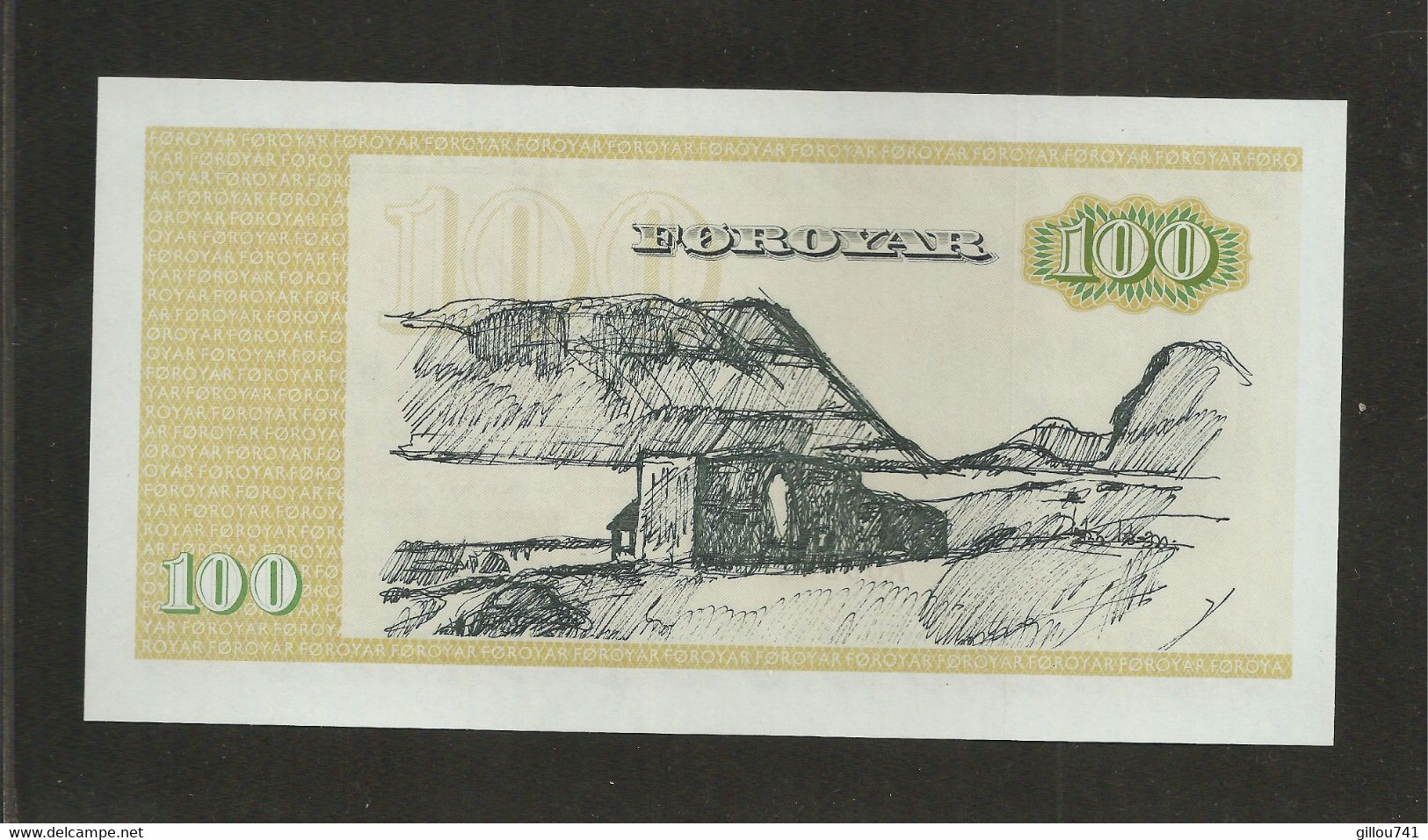 Iles Feroé, 100 Krónur, 1978-1994 Issue - Féroé (Iles)