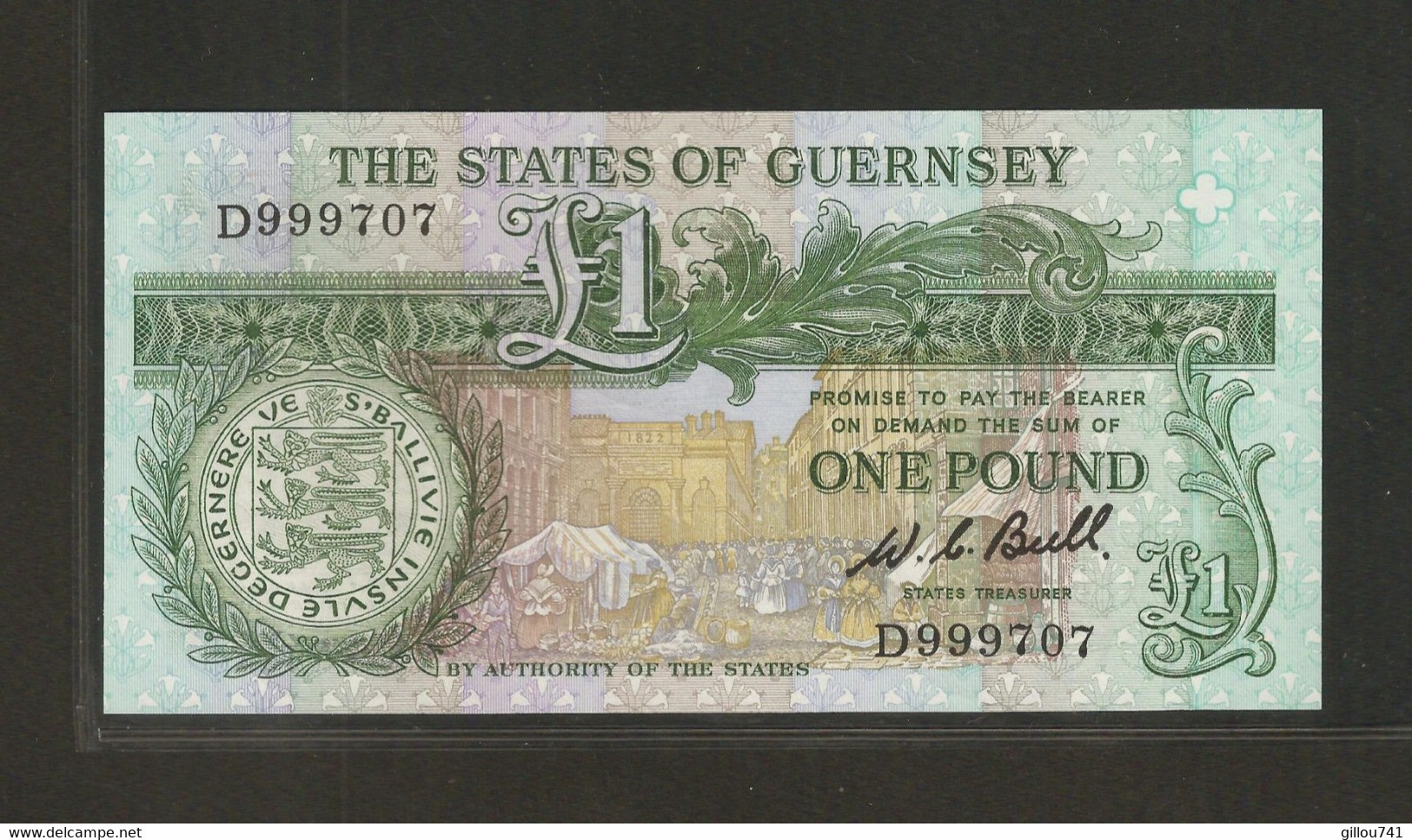 Guernesey, 1 Pound, 1980-1989 ND - Guernsey