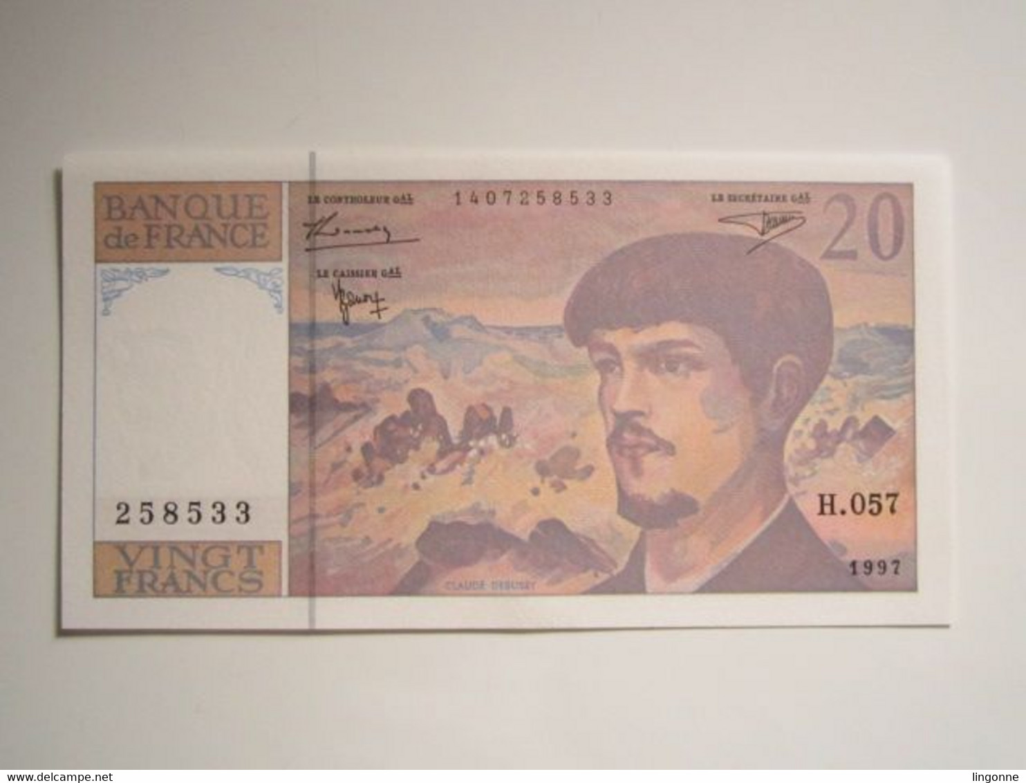 1997 Billet 20 FRANCS DEBUSSY - 20 F 1980-1997 ''Debussy''