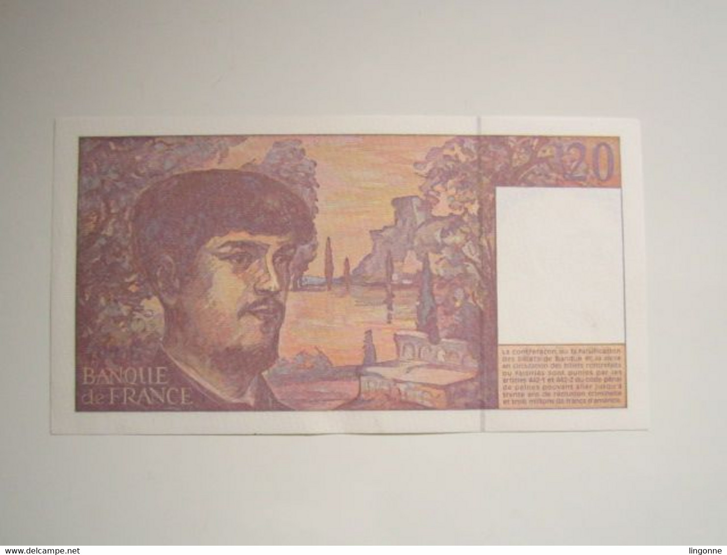 1997 Billet 20 FRANCS DEBUSSY - 20 F 1980-1997 ''Debussy''