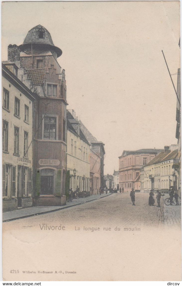 Vilvoorde - Molenstraat (gekleurde Versie)(Hoffmann)(gelopen Kaart Van Voor 1900 Met Zegel) - Vilvoorde