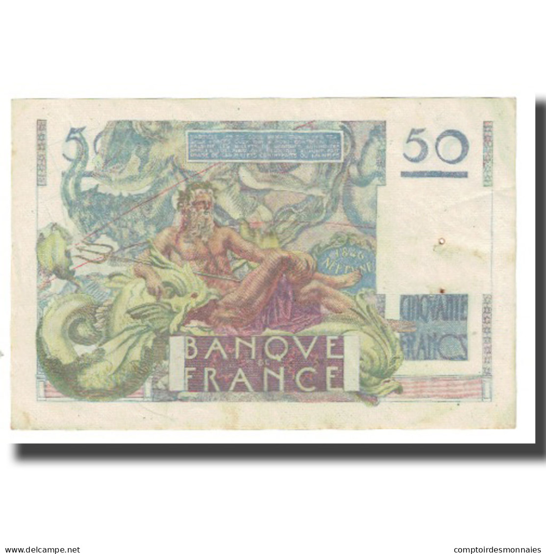 France, 50 Francs, Le Verrier, 1946, P. Rousseau And R. Favre-Gilly, 1949-11-03 - 50 F 1946-1951 ''Le Verrier''