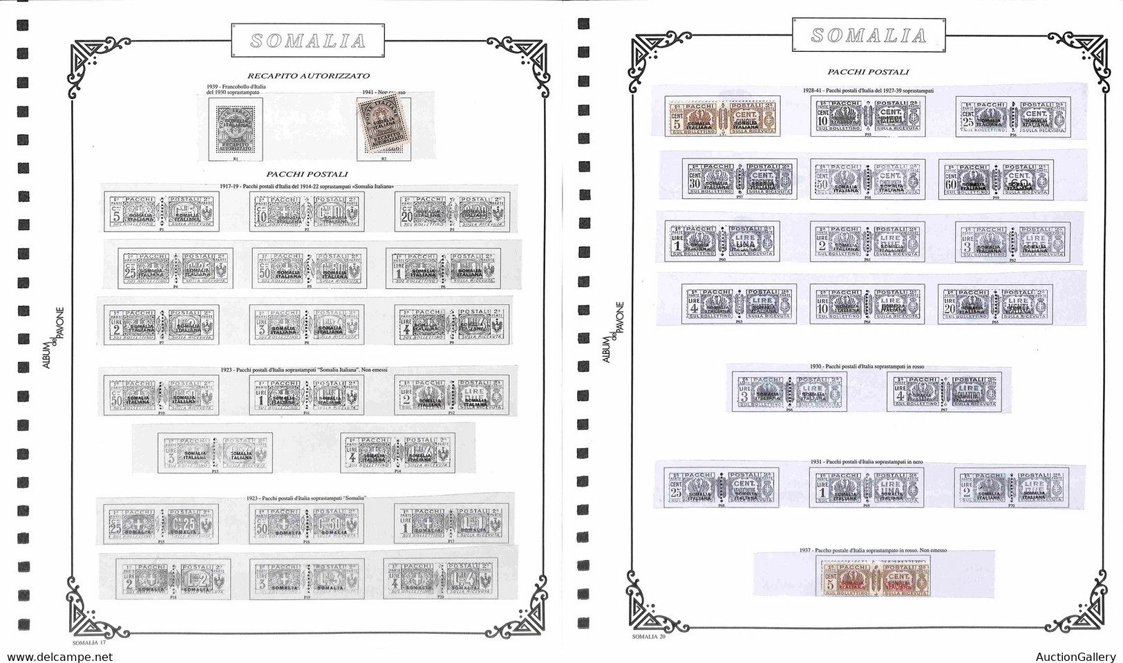 Lotti e Collezioni - SOMALIA - 1903/1935 - Collezione avanzata dei valori emessi nel periodo in genere nuovi con gomma o