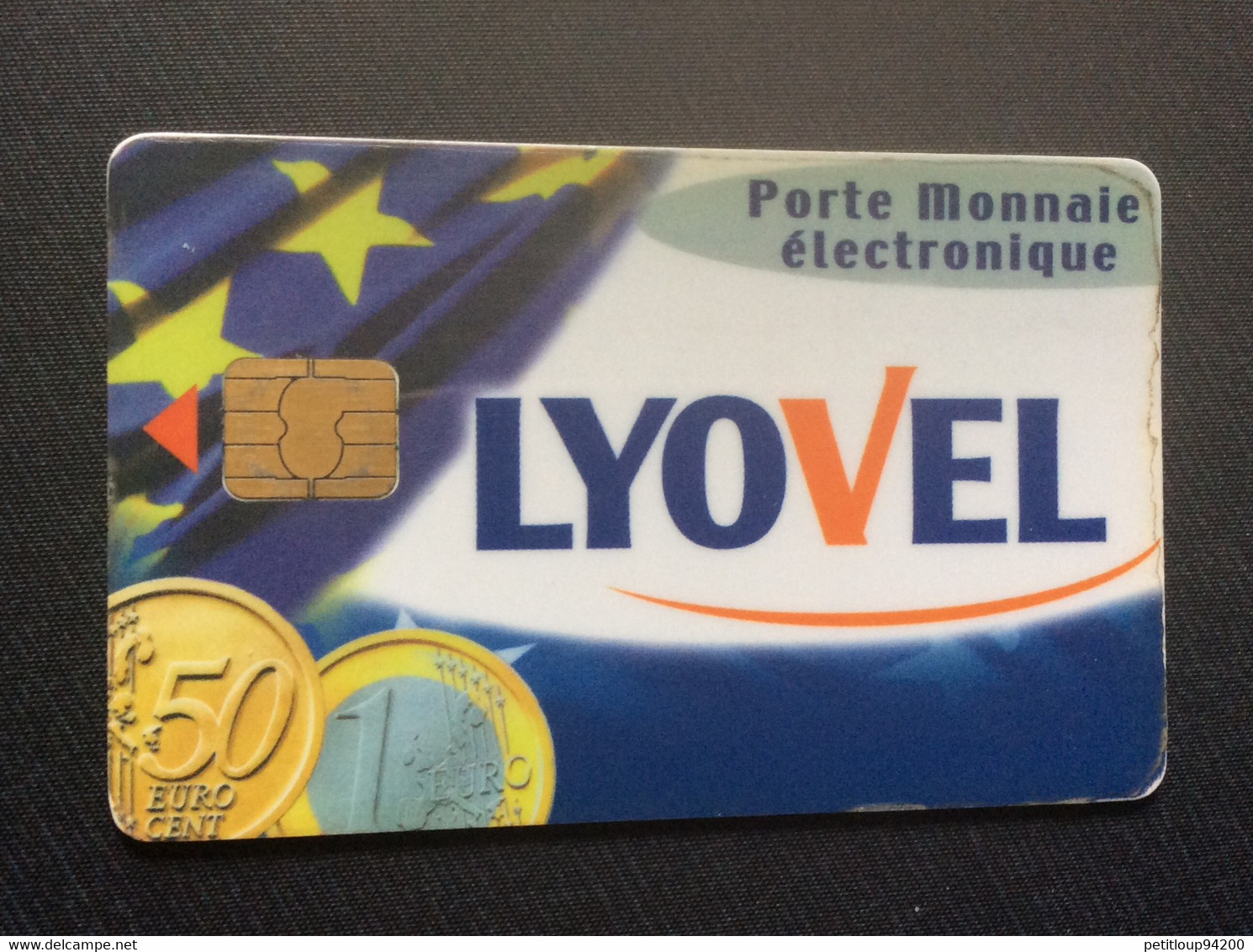 CARTE À PUCE LYOVEL  Porte-Monnaie Électronique - Monéo