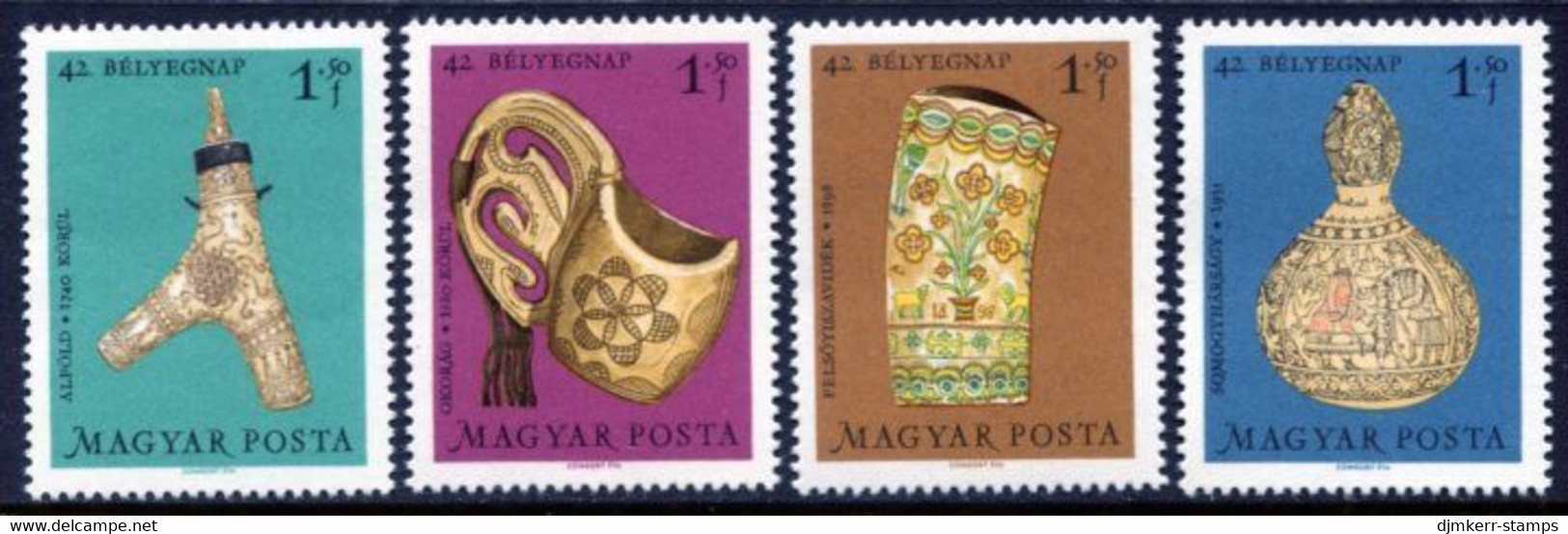 HUNGARY 1969 Stamp Day  MNH / **.  Michel 2528-31 - Ungebraucht