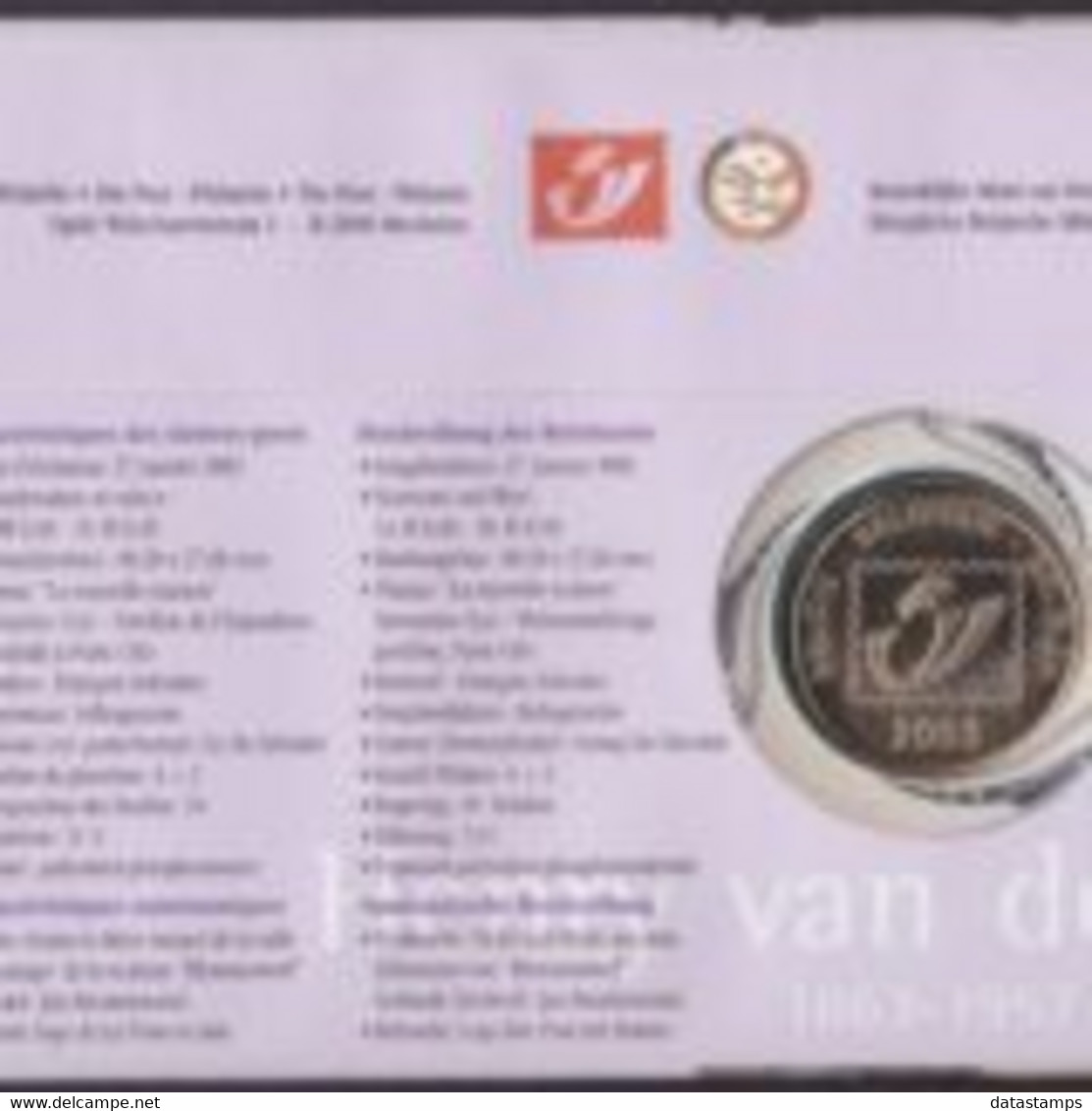 België 2003 - Mi:3195/3197, Yv:3139/3141, OBP:3146/3148, Nummisletter - O - Henry Van De Velde - Numisletter