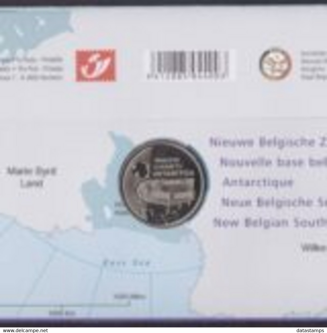 België 2007 - OBP:3661, Nummisletter - O - The South Pole - Numisletter