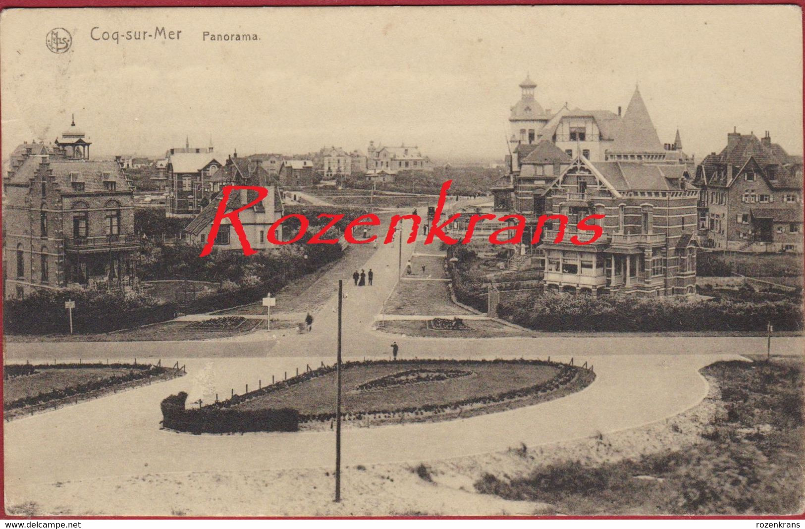 De Haan Coq Sur Mer Panorama Vanuit Villa Valere (In Zeer Goede Staat) - De Haan