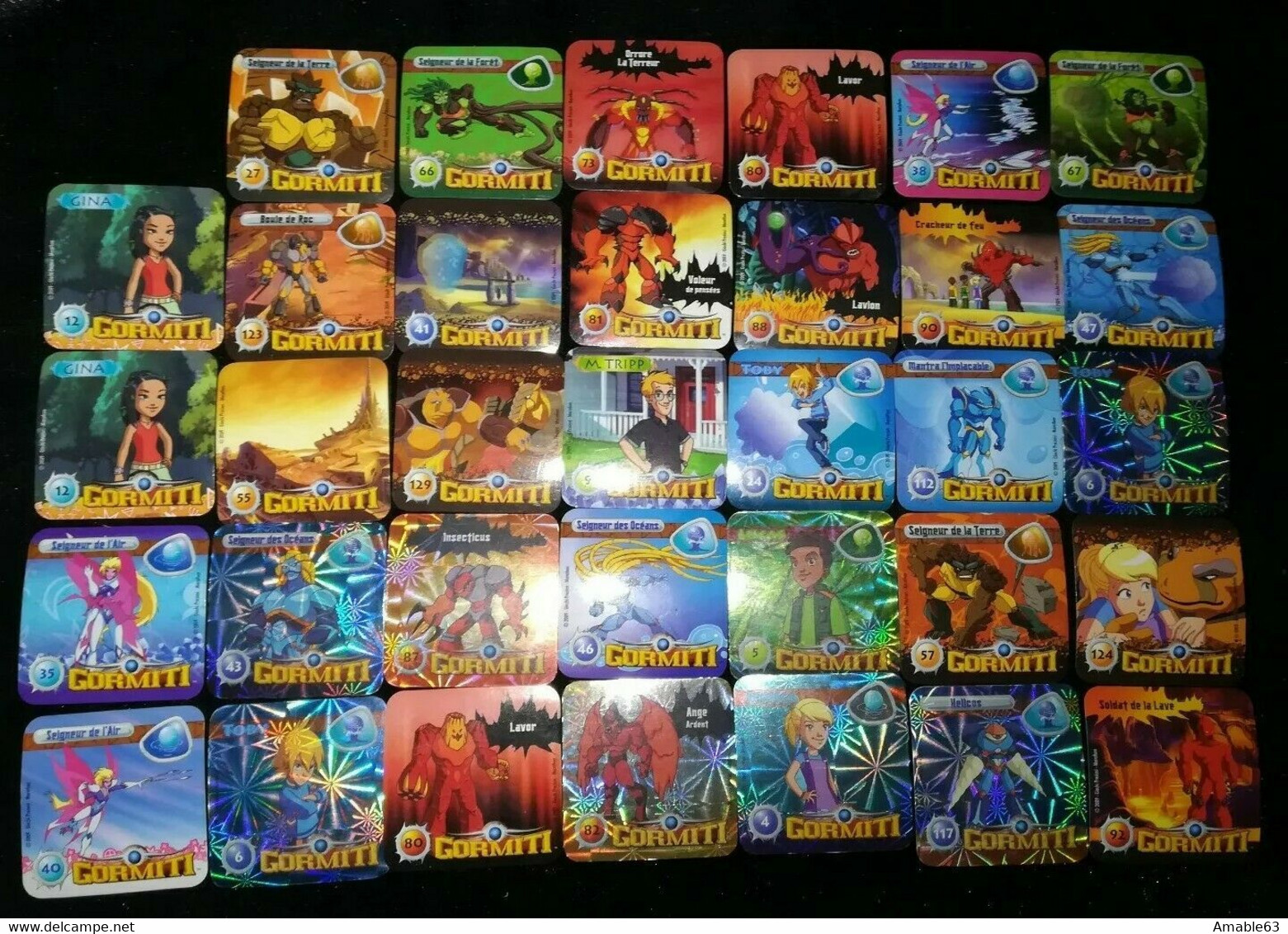 Lot De 34 Magnets Gormiti 2009 Giochi Preziosi Marathon - Personaggi