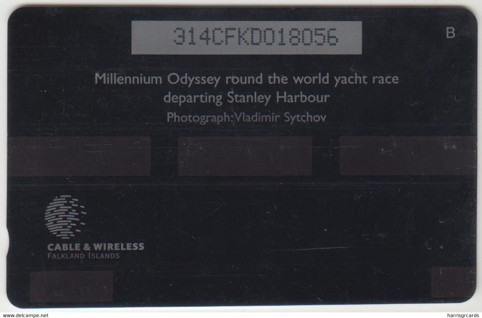 FALKLAND ISLANDS - Millennium Odissey ,CN:314CFKD, Normal Zero: "0", 10£, Tirage 20.000, Used - Falkland