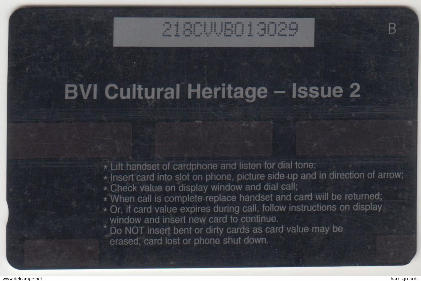 BRITISH VIRGIN ISLANDS - BVI Cultural Heritage Sugarcane Factory, CN:218CVVB, Normal Zero: "0" , Tirage 30,000, 10$,used - Vierges (îles)