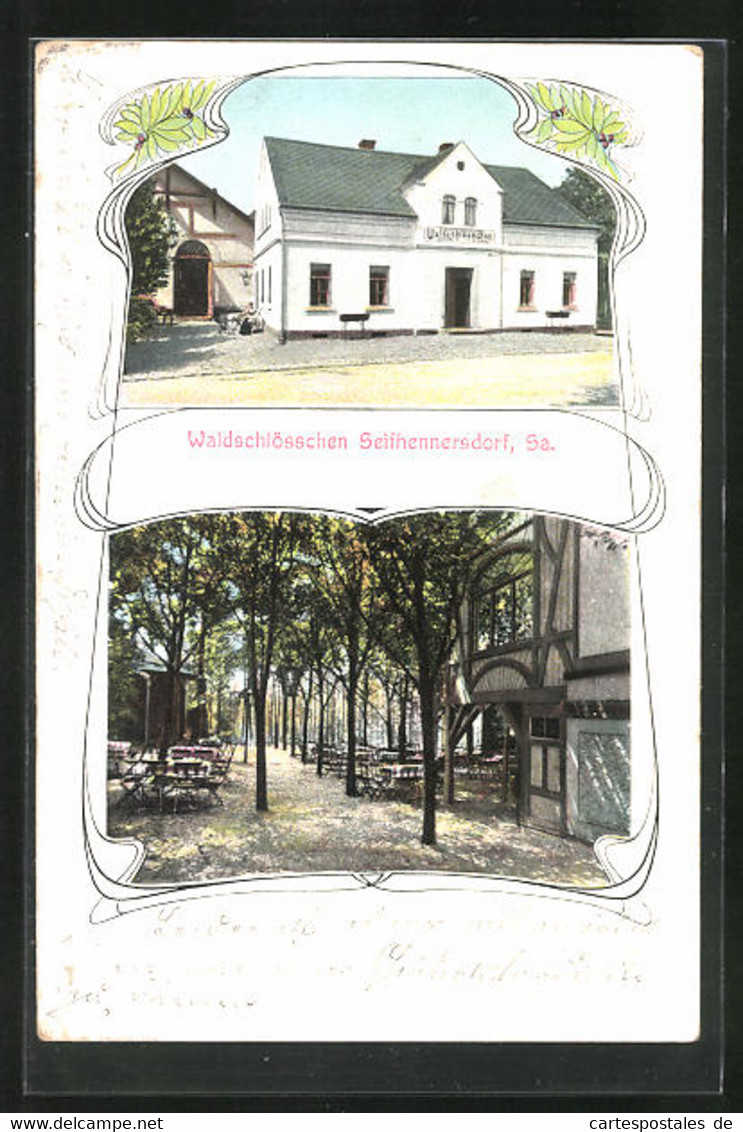 AK Seifhennersdorf I. Sa., Gasthaus Waldschlösschen - Seifhennersdorf