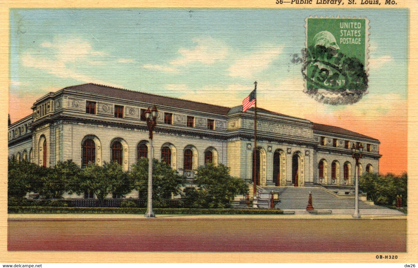 The Central Building Of The St Louis Public Library - Missouri MO - Paul Monroe Cie - St Louis – Missouri