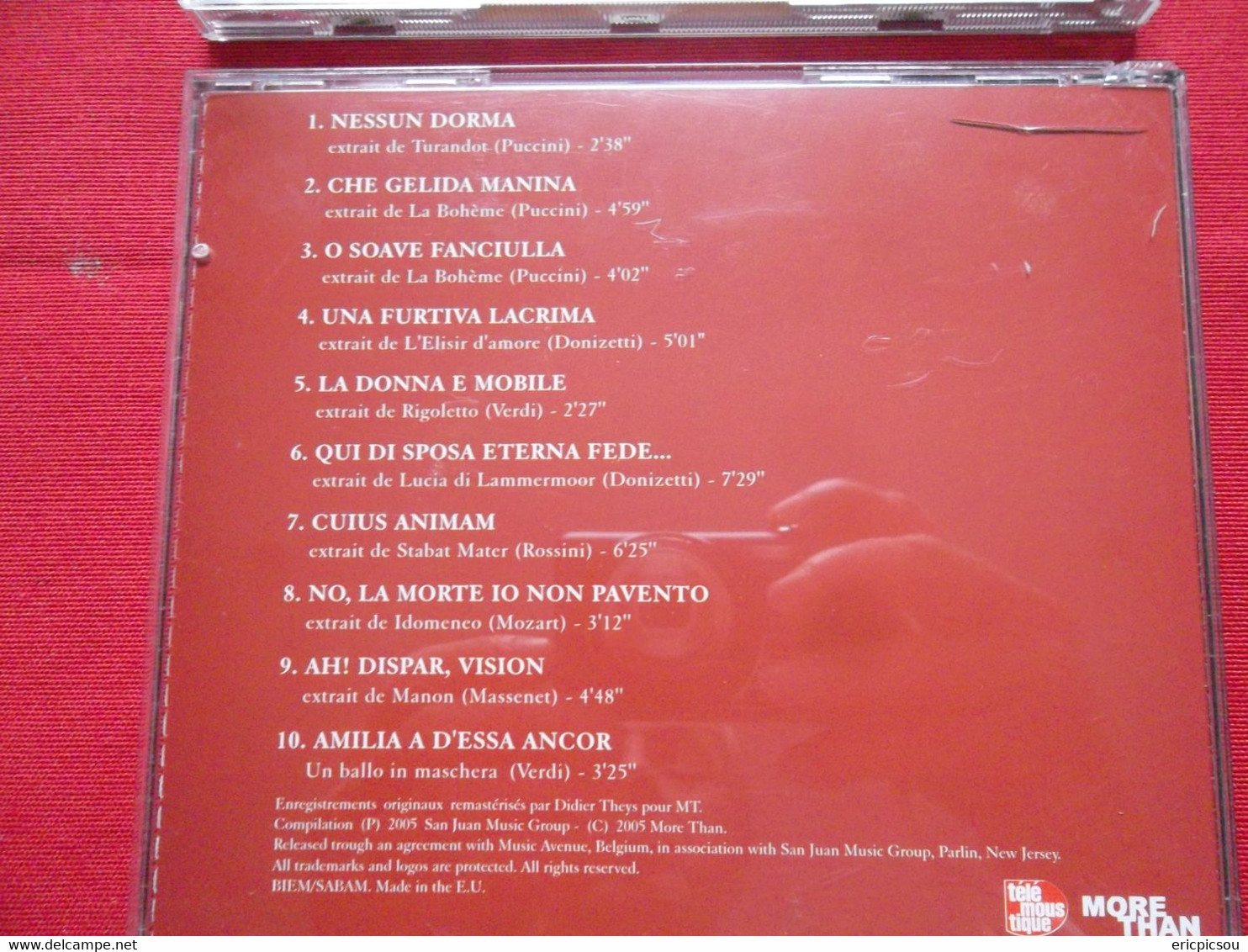 Luciano Pavarotti + The Three Tenors - Autres - Musique Italienne