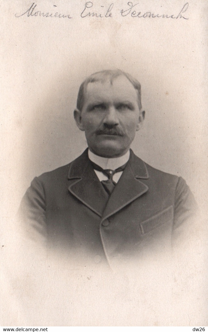 Généalogie - Portrait De Monsieur Emile Deconinck Vers 1905 - Carte-photo - Genealogy