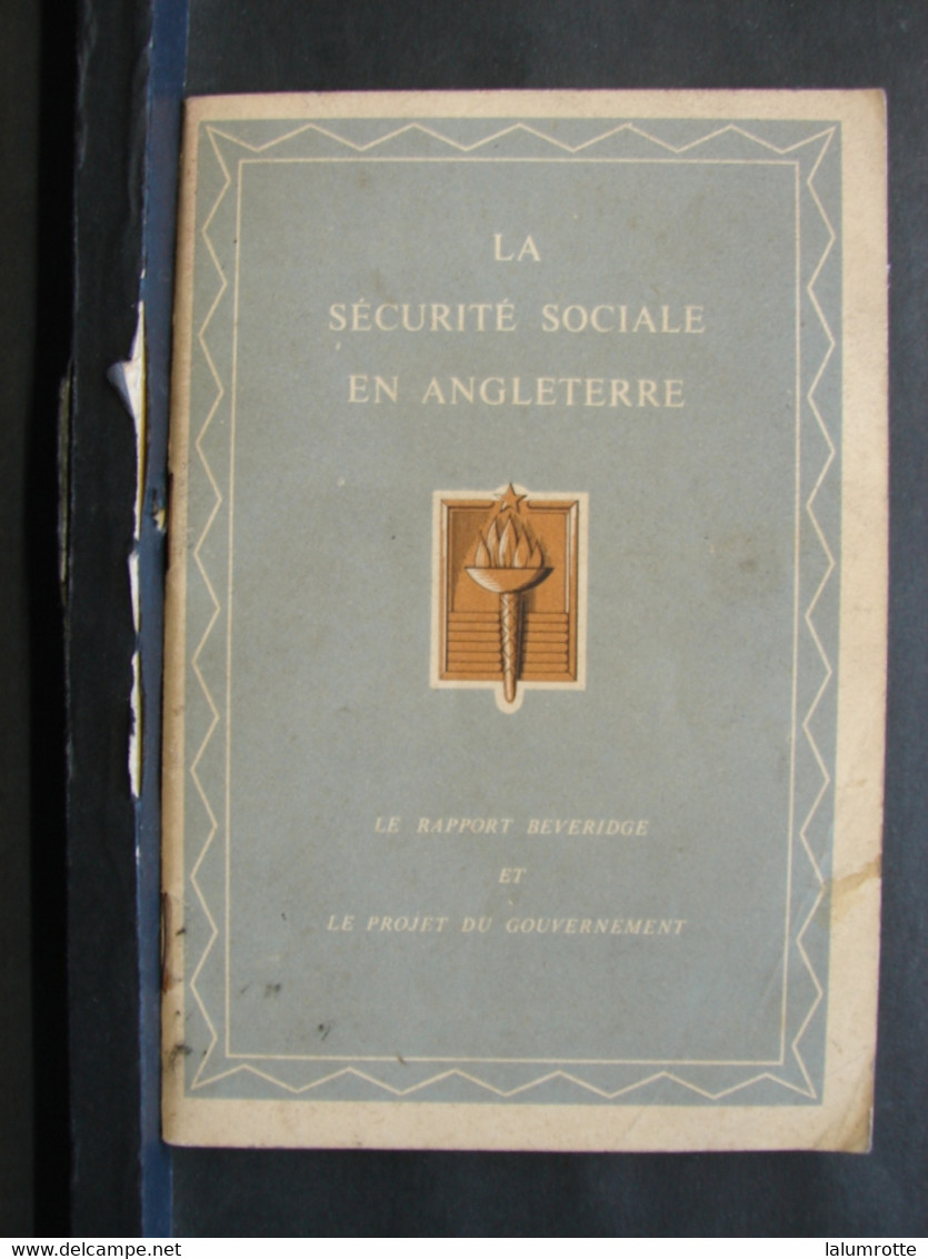 Liv. 625. La Sécurité Sociale En Angleterre. 1946 - Right