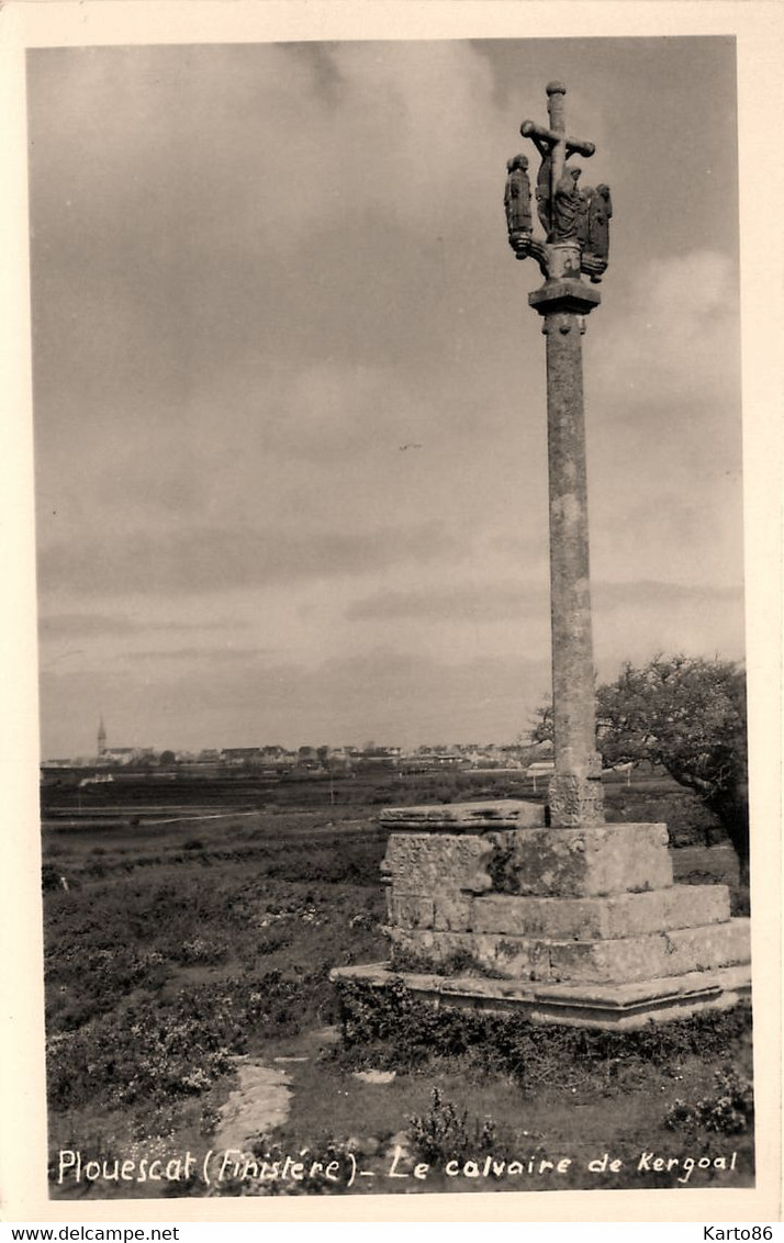 Plouescat * Carte Photo * Le Calvaire De Kergoal - Plouescat