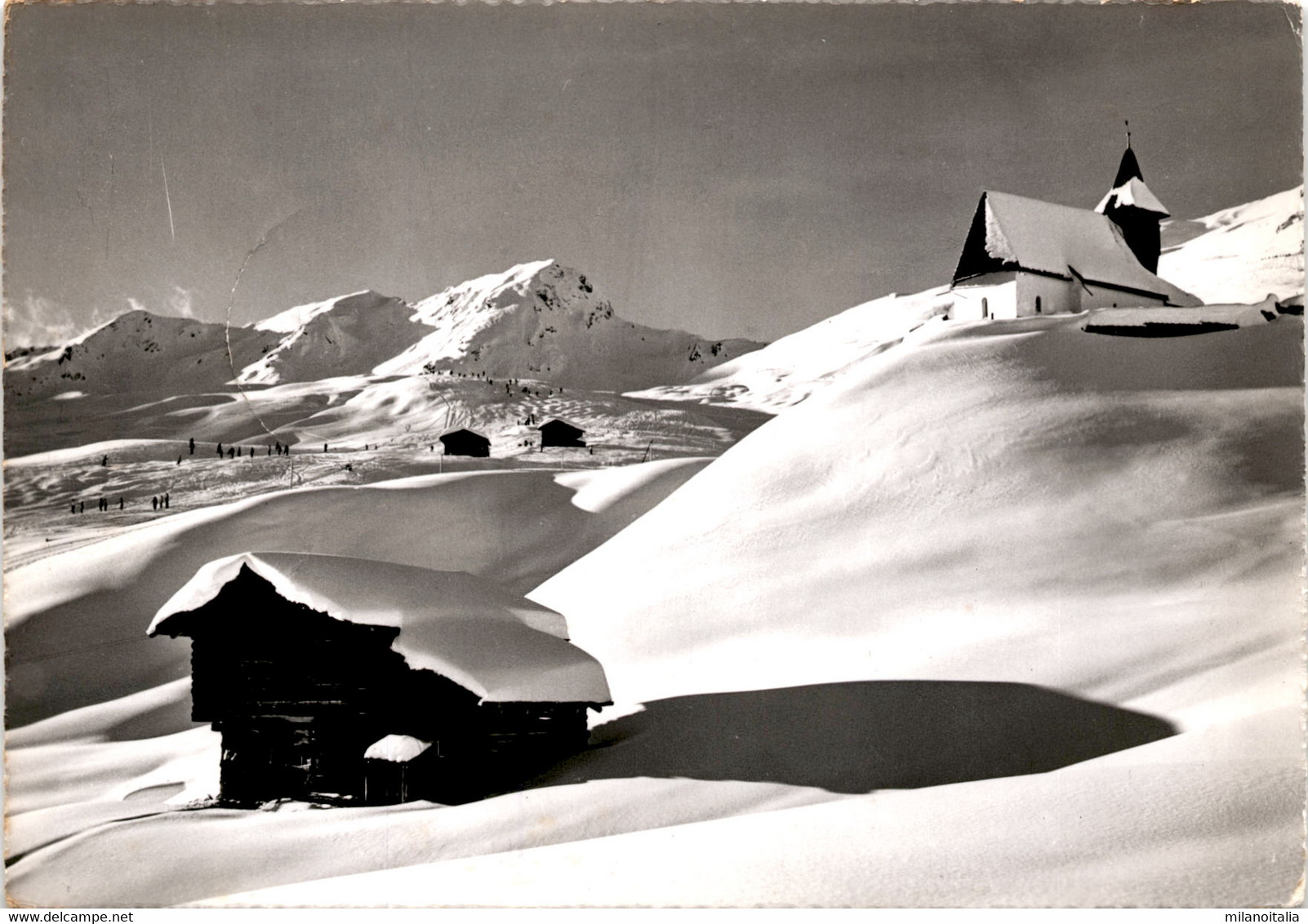 Arosa - Bergkirchli, Emslaabfahrt (2685-8) * 29. 12. 1962 - Domat/Ems