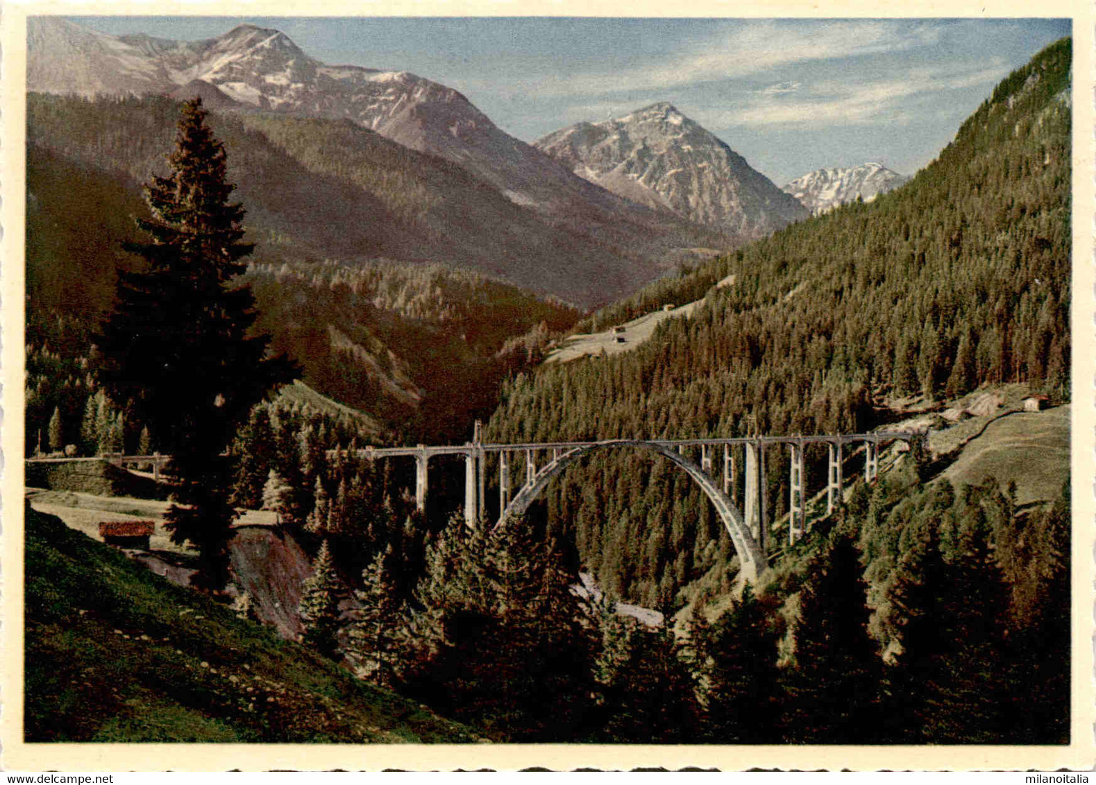 Arosa - Langwiesenbrücke (1347) * 1940 - Langwies