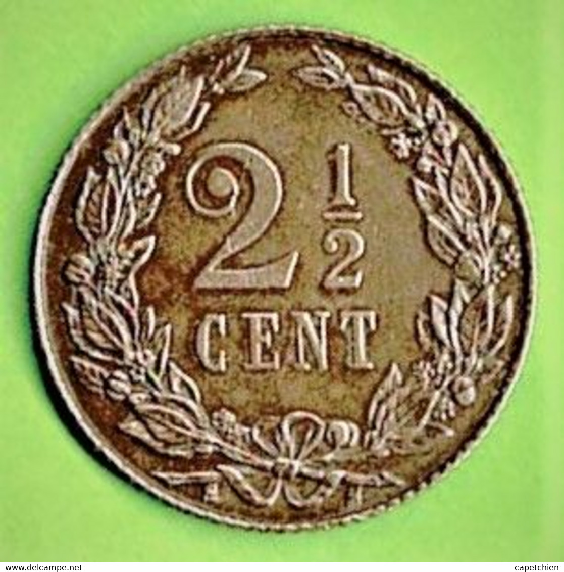 PAYS BAS / 2 1/2 CENT / 1905 - 2.5 Cent