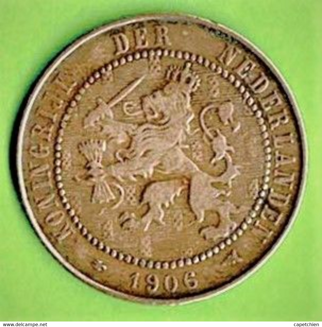 PAYS BAS / 2 1/2 CENT / 1906 - 2.5 Cent