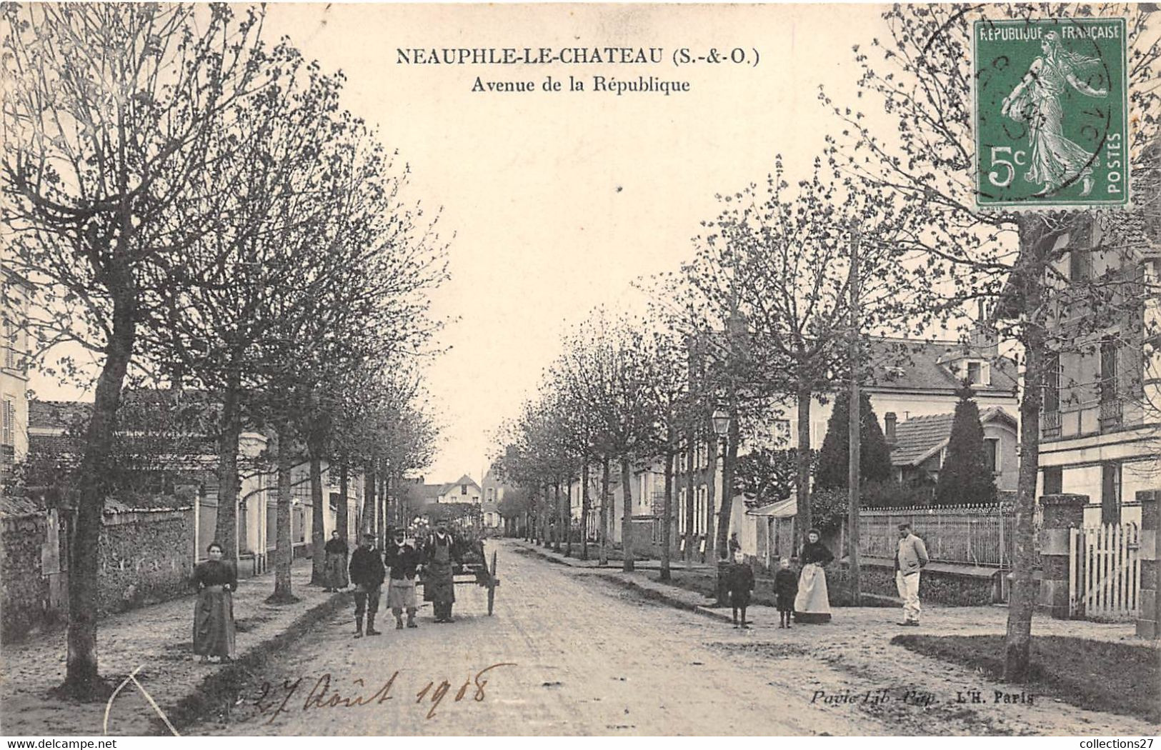 78-NEAUPHLE-LE-CHATEAU- AVENUE DE LA REPUBLIQUE - Neauphle Le Chateau