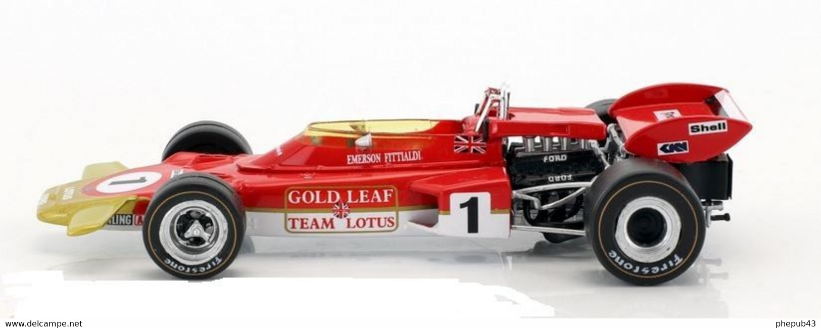 Lotus 72D - Emerson Fittipaldi - GP FI France 1971 #1 - Quartzo - Vitesse