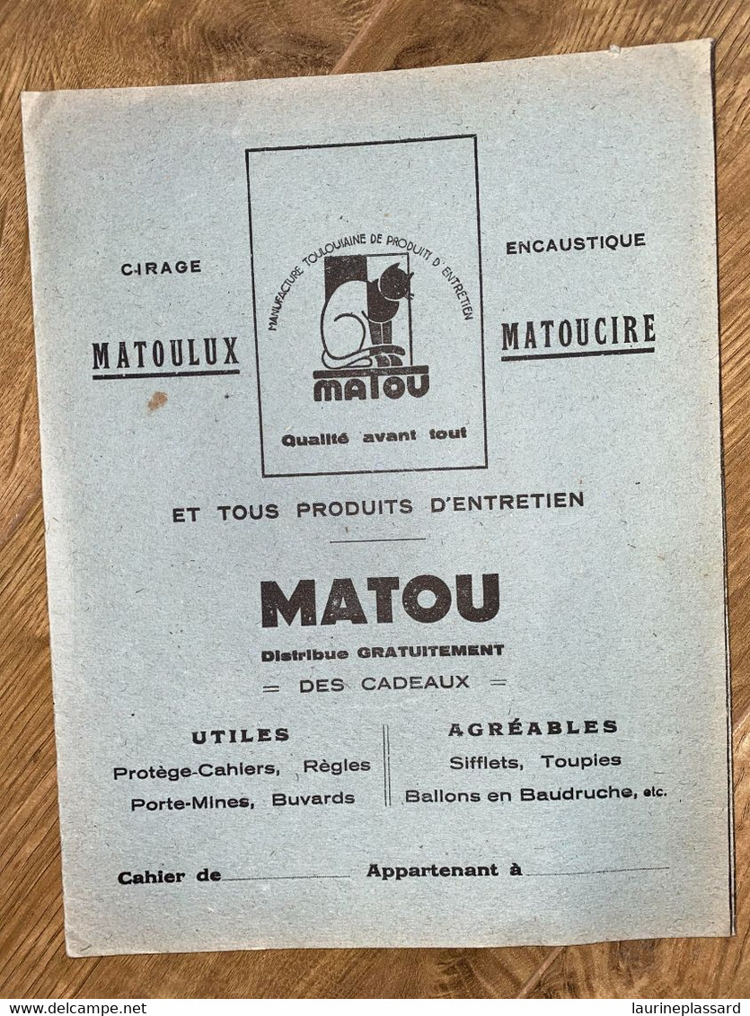PROTEGE CAHIER MATOU - Produits Ménagers