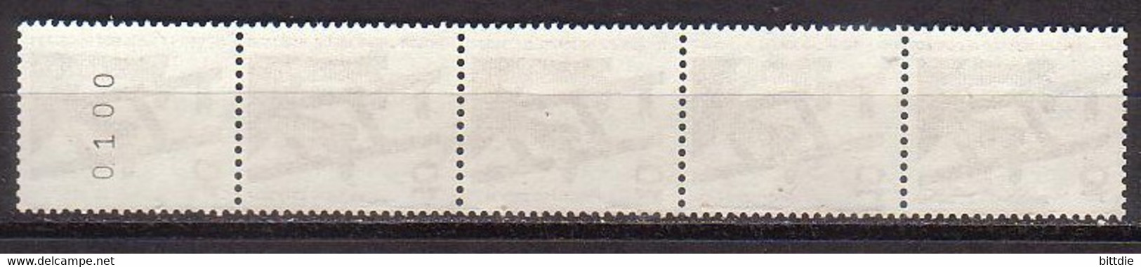 Berlin 403 Ra , Xx , 5er-Streifen (R 1088) - Rolstempels