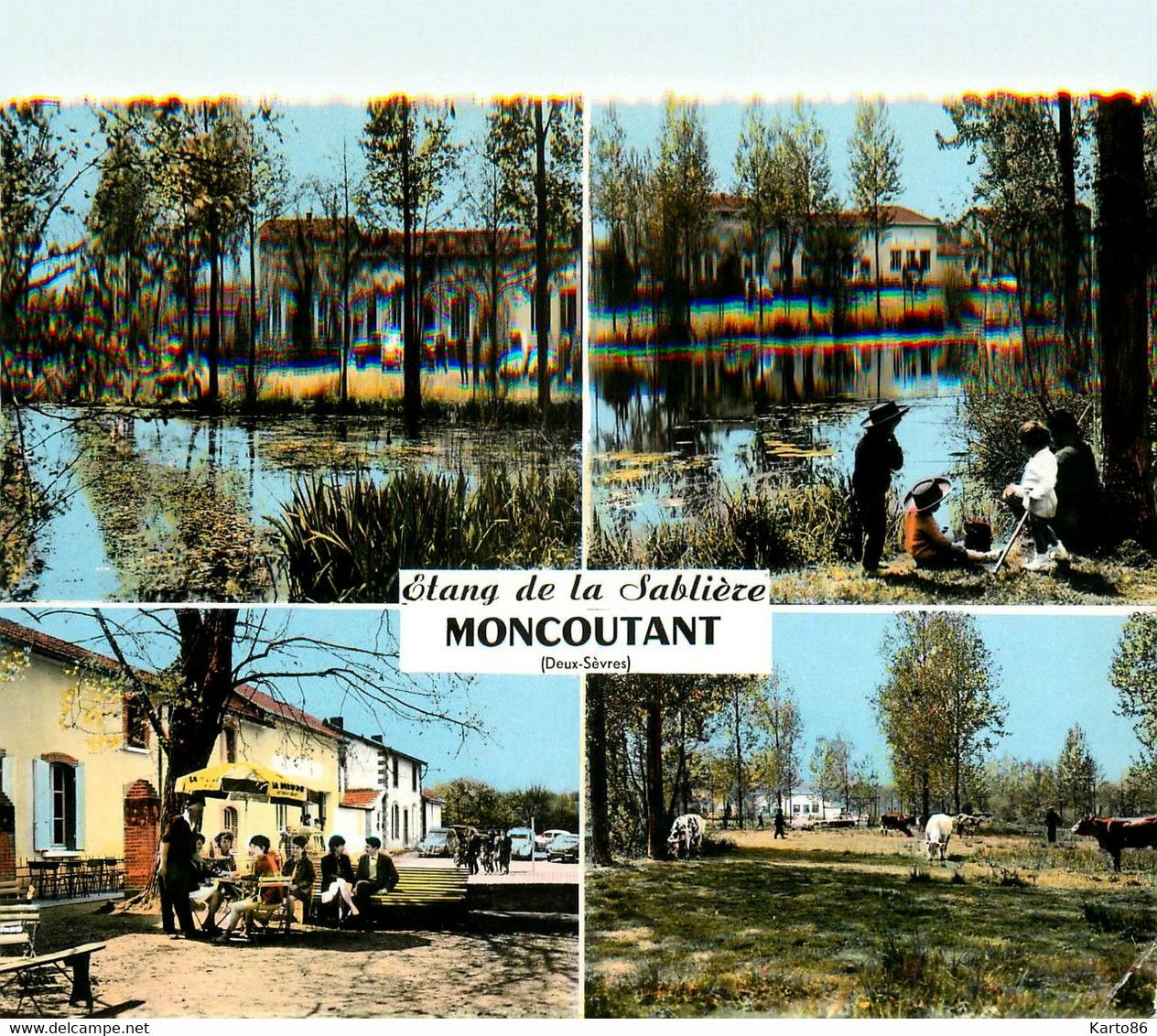 Moncoutant * Souvenir De La Commune Et étang De La Sablière * Multivues - Moncoutant