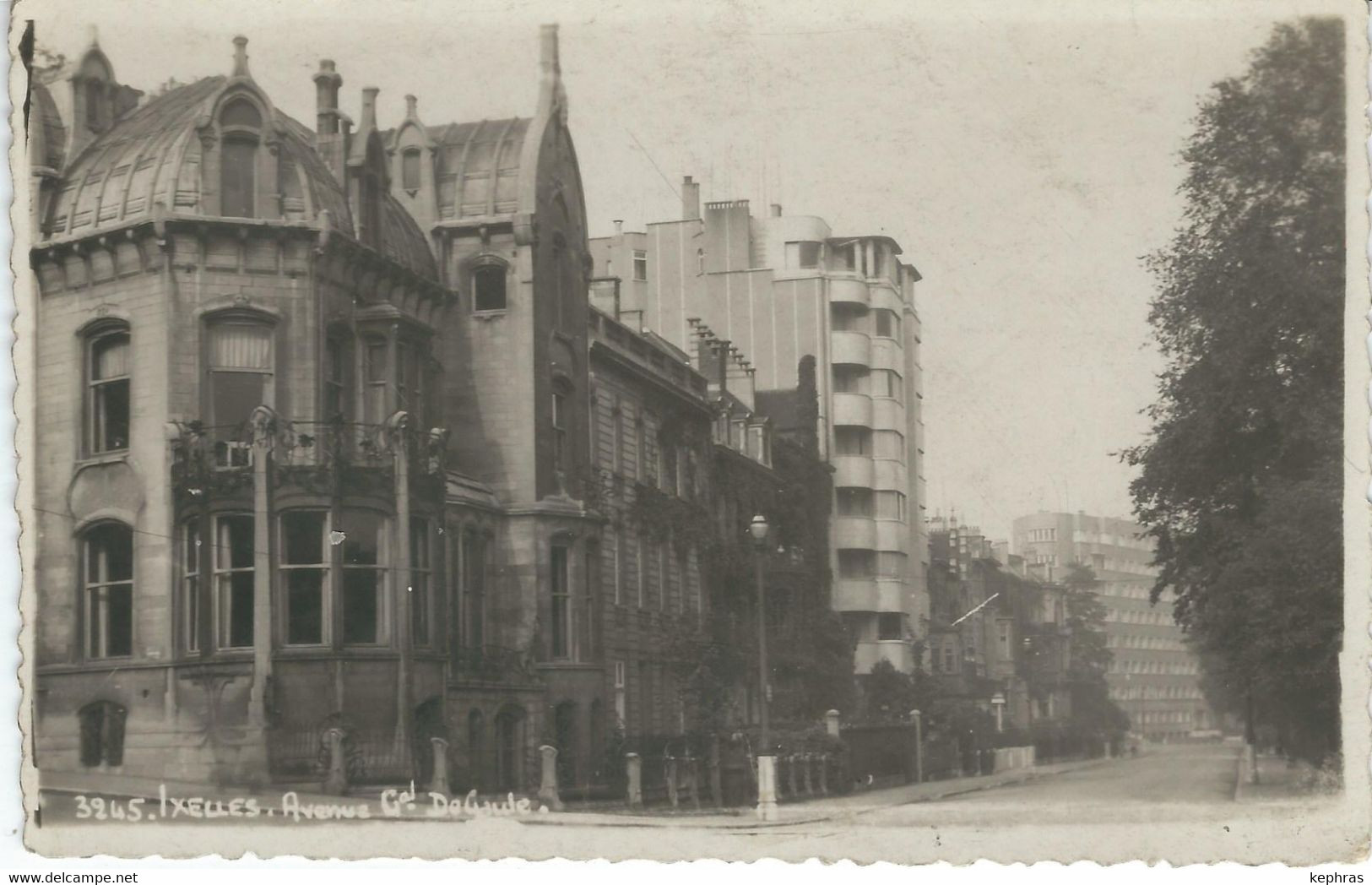 3245. IXELLES : Avenue Général De Gaulle - TRES RARE CPA - Ixelles - Elsene