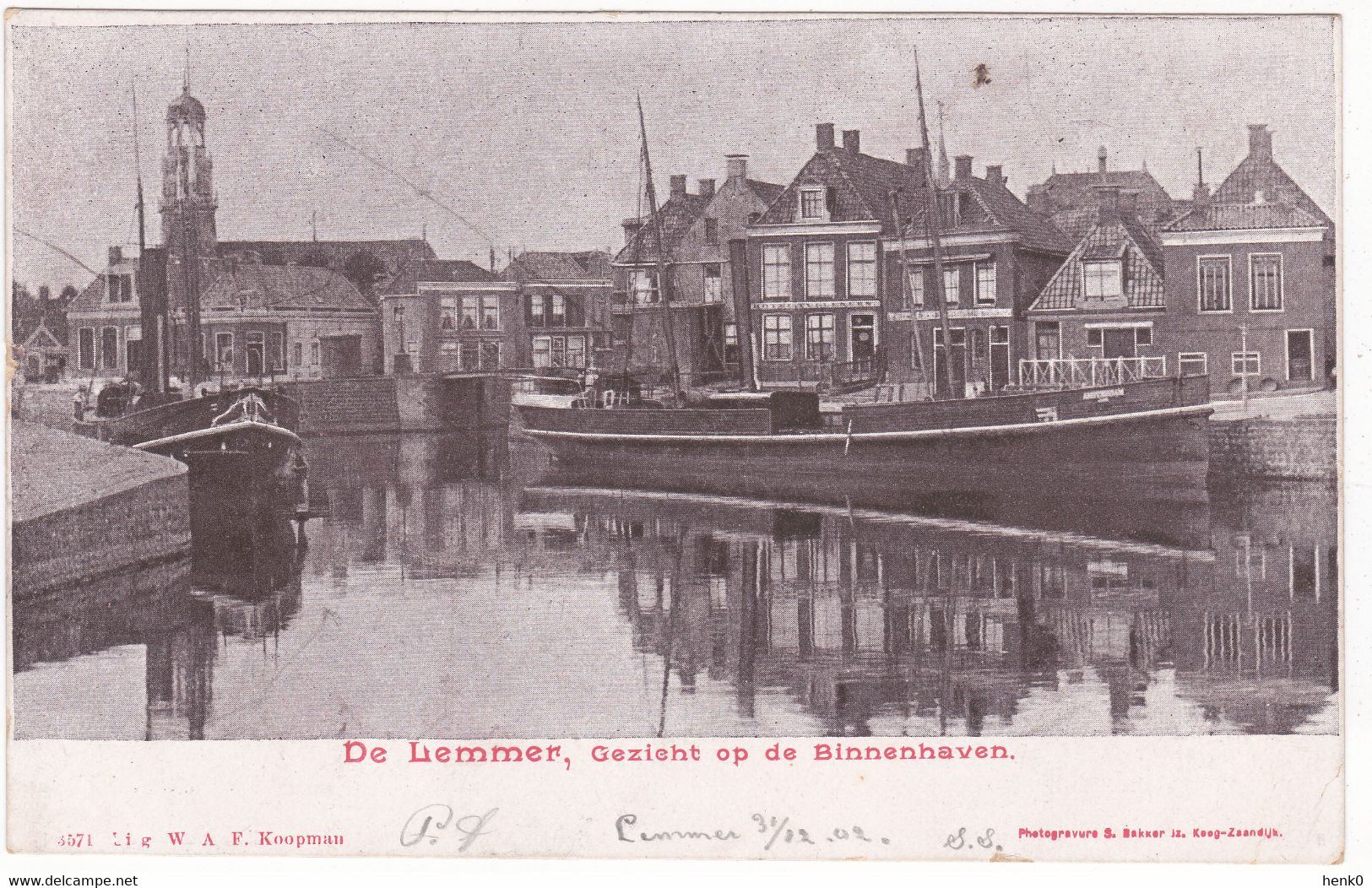 Lemmer Gezicht Op De Binnenhaven B45 - Lemmer