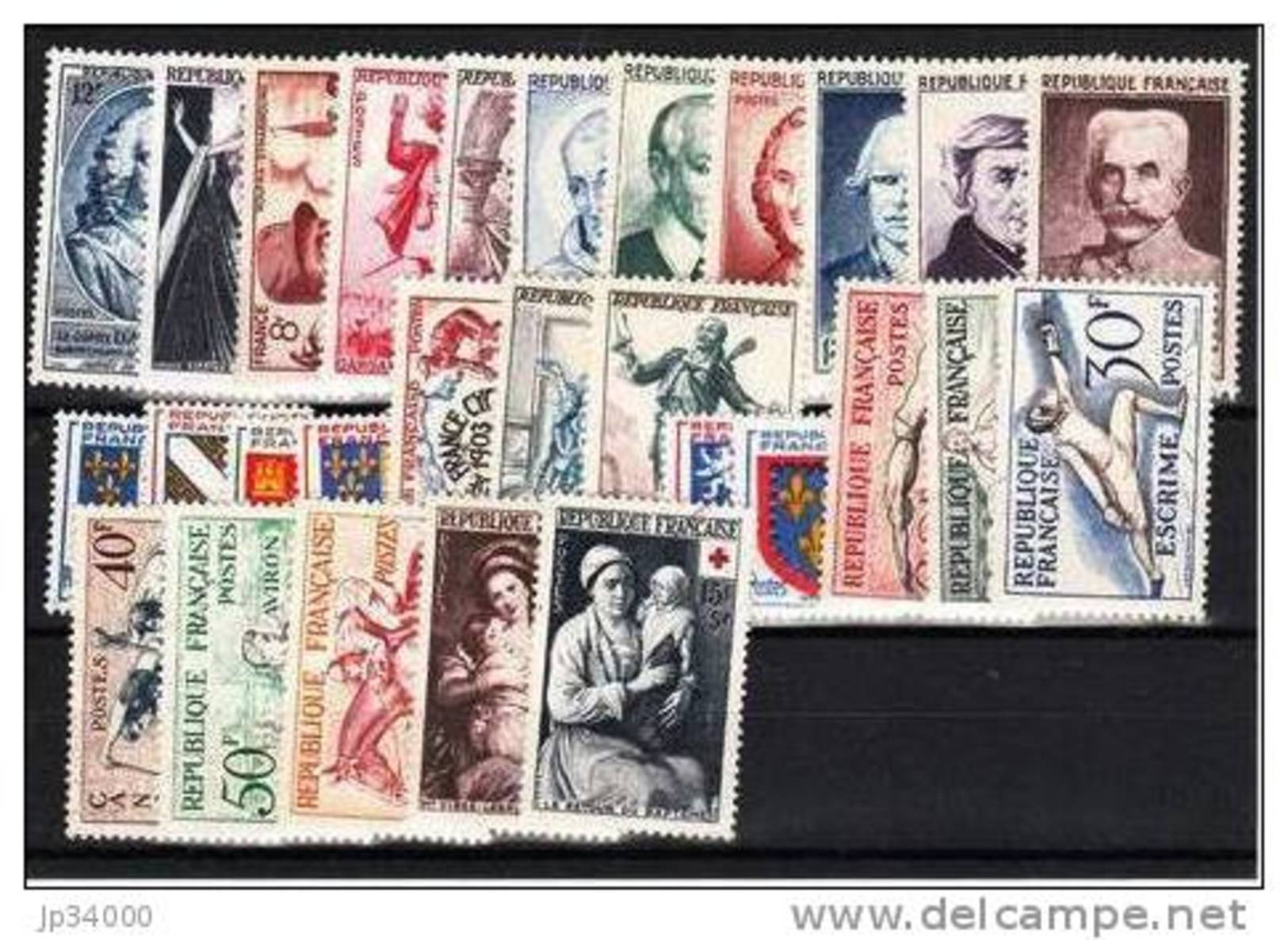 FRANCE Année Complete 1953 Neuve Sans Charniere. ** (MNH) - 1950-1959