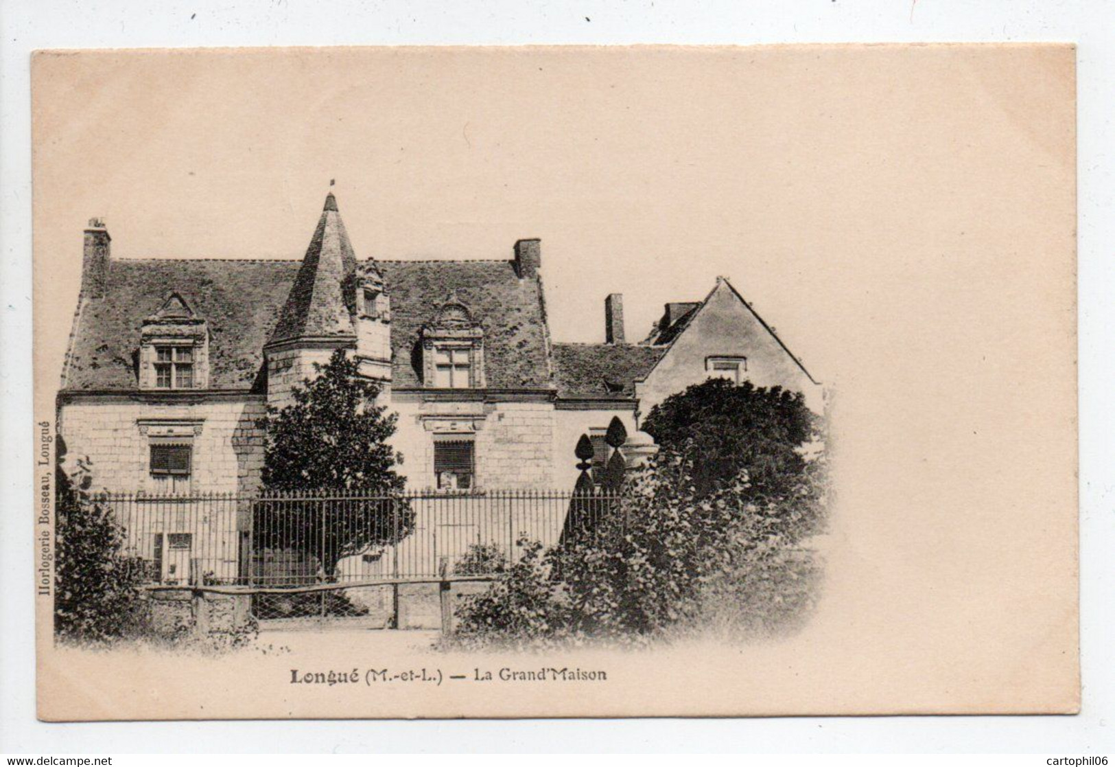 - CPA LONGUÉ (49) - La Grand'Maison 1915 - Edition Horlogerie Bosseau - - Sonstige & Ohne Zuordnung