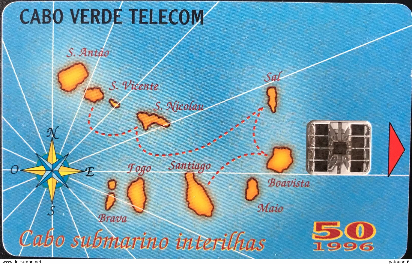 CAP VERT  -  Phonecard -  Cabo Verde Telecom  -  50 - Cap Vert