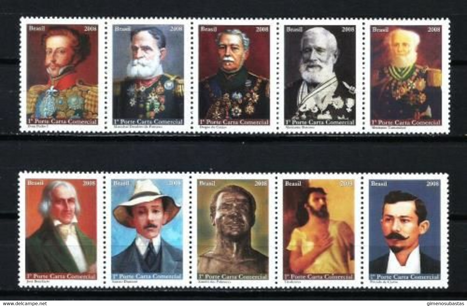 Brasil Nº 3012/21 Nuevo - Unused Stamps