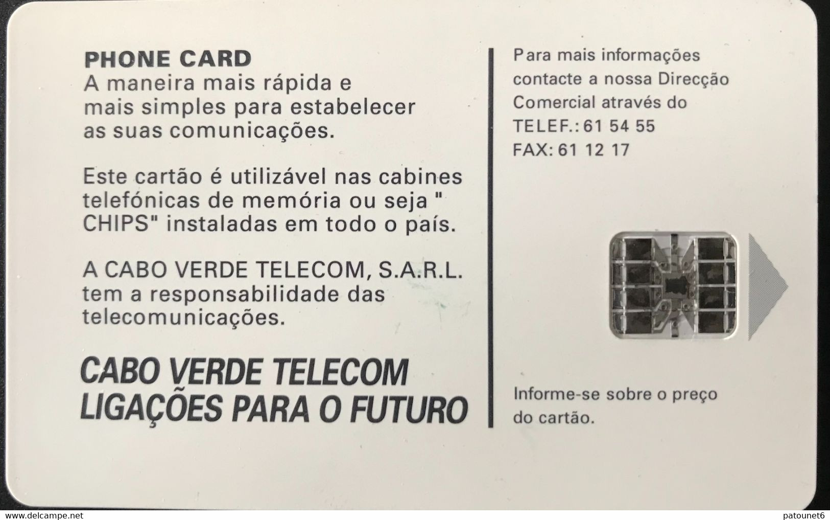 CAP VERT  -  Phonecard -  150 - Kapverden